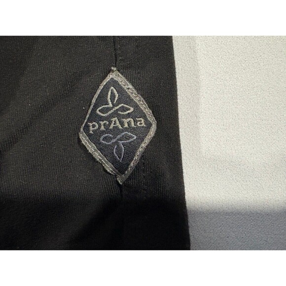 Prana Breathe Gym Shorts Men Black Pockets Performance Elastic Waist L Stretch - Picture 3 of 12